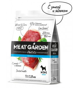 Meat Garde Basic, Mini adult корм д/собак мелких пород (утка/яблоко)
